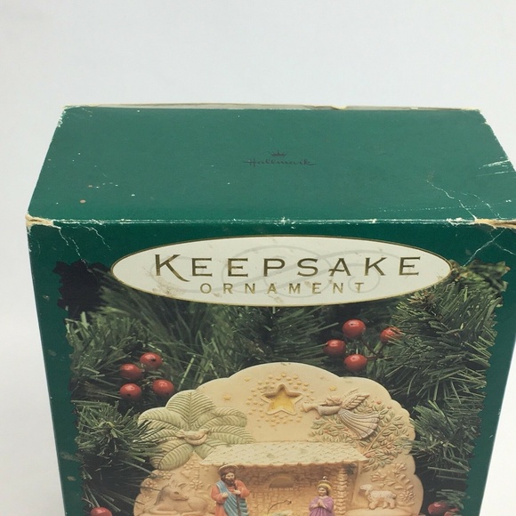 Vintage Christmas Tree Ornament O Holy Night Hallmark 1996 - Picture 5 of 8